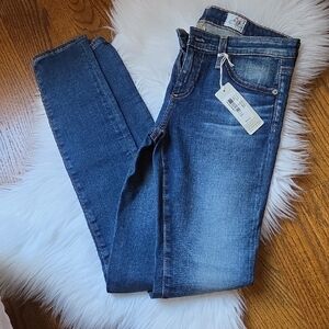 Ag Adriano Goldschmied Dark Blue Skinny Jeans